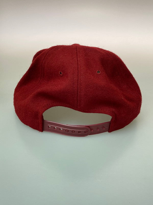【中古品】【メンズ】 SANTACRUZ サンタクルーズ 90's LOGO SNAP BACK CAP 90年代 ロゴ スナップバックキャップ 帽子 185-260222-kk-36-min サイズ：ONE カラー：レッド 万代Net店