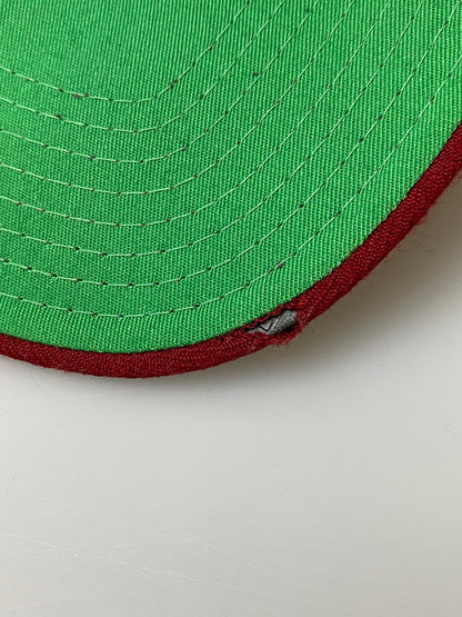 【中古品】【メンズ】 SANTACRUZ サンタクルーズ 90's LOGO SNAP BACK CAP 90年代 ロゴ スナップバックキャップ 帽子 185-260222-kk-36-min サイズ：ONE カラー：レッド 万代Net店