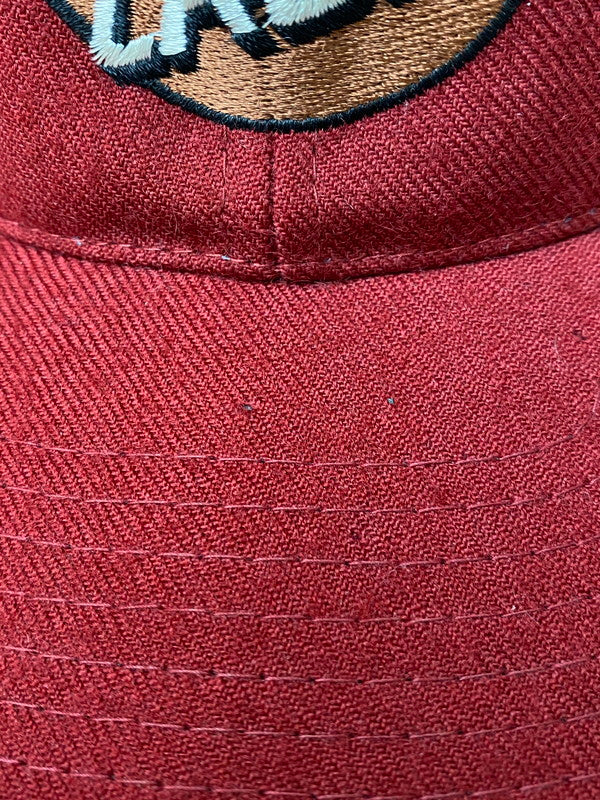 【中古品】【メンズ】 SANTACRUZ サンタクルーズ 90's LOGO SNAP BACK CAP 90年代 ロゴ スナップバックキャップ 帽子 185-260222-kk-36-min サイズ：ONE カラー：レッド 万代Net店