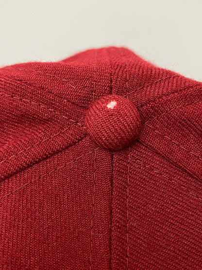 【中古品】【メンズ】 SANTACRUZ サンタクルーズ 90's LOGO SNAP BACK CAP 90年代 ロゴ スナップバックキャップ 帽子 185-260222-kk-36-min サイズ：ONE カラー：レッド 万代Net店