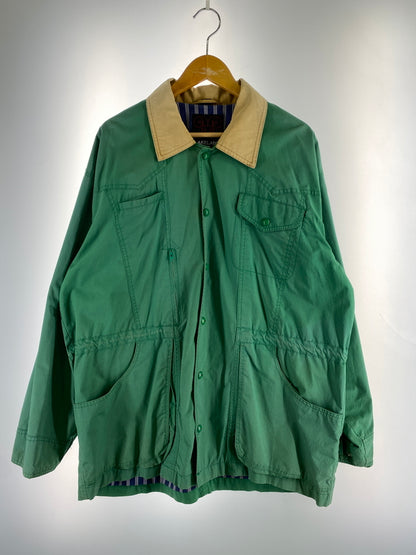 【中古品】【メンズ】 LAKELAND レイクランド BUTTON UP JACKET ボタン アップ ジャケット アウター 146-260727-jt-05-min サイズ：42 カラー：グリーン 万代Net店