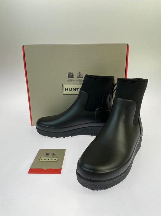 【中古美品】【メンズ】 HUNTER ハンター WFS2046NRE W REFINED CREEPER NEO CHELSEA レインブーツ 靴 シューズ 167-260223-AS-5-min サイズ：UK5 カラー：ブラック 万代Net店