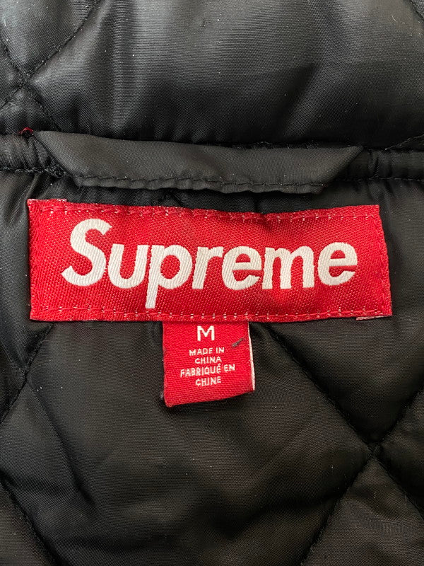 【中古品】【メンズ】 Supreme シュプリーム 25SS BANDANA JACQUARD DENIM HOODED WORK JACKET バンダナ ジャカード デニム フーディー ワーク ジャケット アウター 149-260222-SH-02-min サイズ：M カラー：ブラック 万代Net店