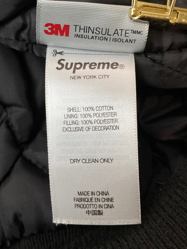 【中古品】【メンズ】 Supreme シュプリーム 25SS BANDANA JACQUARD DENIM HOODED WORK JACKET バンダナ ジャカード デニム フーディー ワーク ジャケット アウター 149-260222-SH-02-min サイズ：M カラー：ブラック 万代Net店