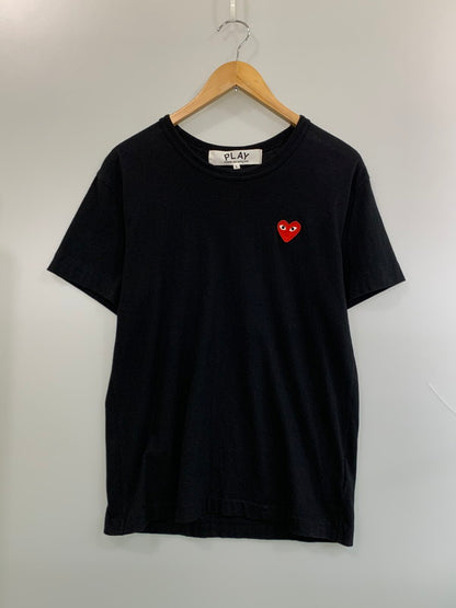 【中古品】【メンズ】 PLAY COMME DES GARCONS プレイ コム デ ギャルソン MINI HEART T-SHIRT ミニハート Tシャツ AX-T108 メンズ 半袖 ショートスリーブ 140-260703-hu-21-min サイズ：L カラー：ブラック 万代Net店