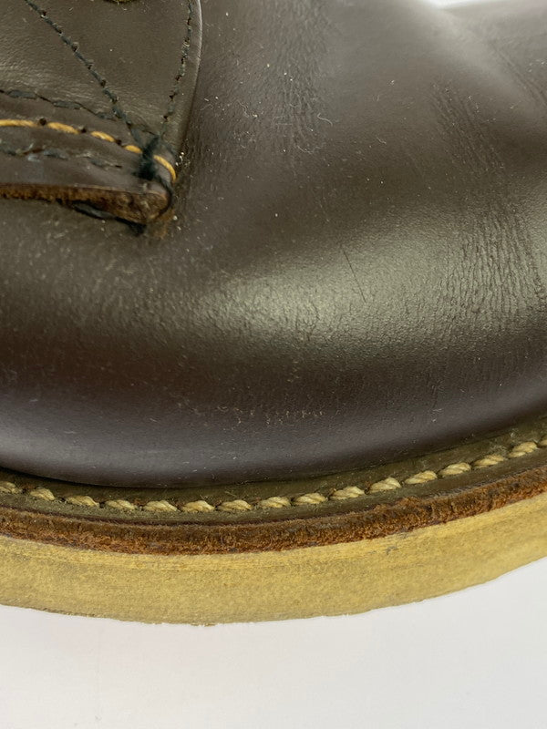 【中古品】【メンズ】 RED WING レッドウィング 刺繍羽タグ クラシックラウンド ショート ブーツ 靴 シューズ 164-260223-AS-4-min サイズ：7 1/2 カラー：ブラウン 万代Net店