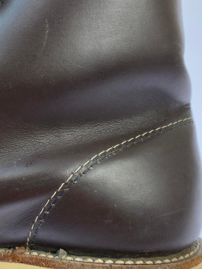 【中古品】【メンズ】 RED WING レッドウィング 刺繍羽タグ クラシックラウンド ショート ブーツ 靴 シューズ 164-260223-AS-4-min サイズ：7 1/2 カラー：ブラウン 万代Net店