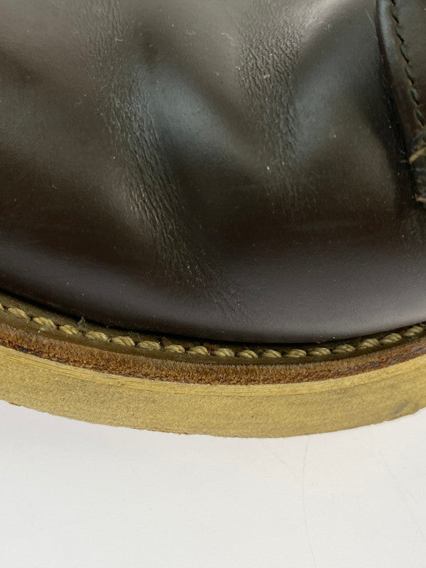 【中古品】【メンズ】 RED WING レッドウィング 刺繍羽タグ クラシックラウンド ショート ブーツ 靴 シューズ 164-260223-AS-4-min サイズ：7 1/2 カラー：ブラウン 万代Net店