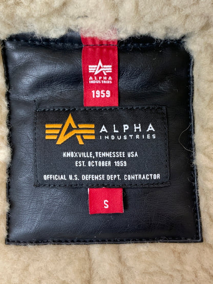 【中古品】【メンズ】 ALPHA INDUSTRIES アルファインダストリーズ B3 BOMBER JACKET TA1399-075 ボンバージャケット アウター 145-260706-yn-20-min サイズ：S カラー：ブラック 万代Net店