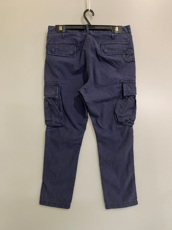 【中古品】【メンズ】 DENIM BY VANQUISH&FRAGMENT デニムバイ ヴァンキッシュ アンド フラグメント CARGO PANTS VFP4025 カーゴパンツ メンズ ボトムス 151-260710-em-65-min サイズ：W32 カラー：ネイビー 万代Net店