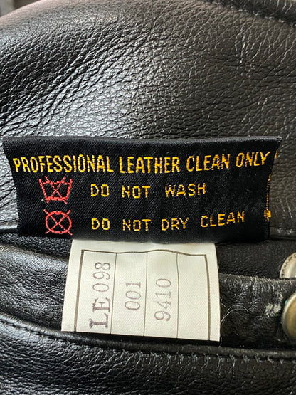 【中古品】【メンズ】 HARLEY DAVIDSON ハーレーダビッドソン LEATHER JACKET レザージャケット 本皮 アウター 145-260222-SH-09-min サイズ：XL カラー：ブラック 万代Net店