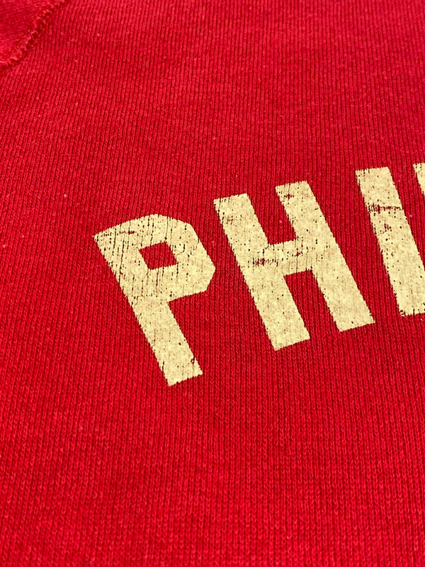 【中古品】【メンズ】 MOSS CREEK TRADER モスクリークトレーダー 80S PHILLIES SWEATSHIRT スウェット トレーナー ヴィンテージ 146-260718-AS-53-min サイズ：不明 下記参照 カラー：レッド 万代Net店
