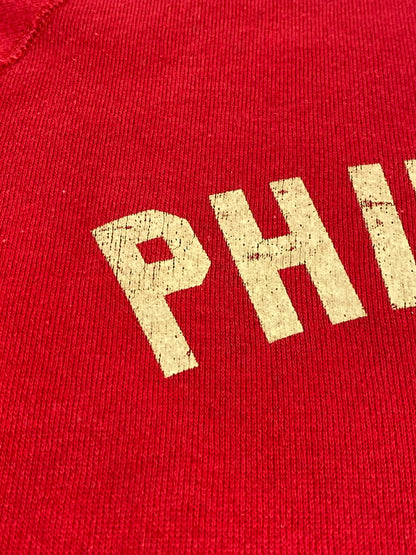 【中古品】【メンズ】 MOSS CREEK TRADER モスクリークトレーダー 80S PHILLIES SWEATSHIRT スウェット トレーナー ヴィンテージ 146-260718-AS-53-min サイズ：不明 下記参照 カラー：レッド 万代Net店