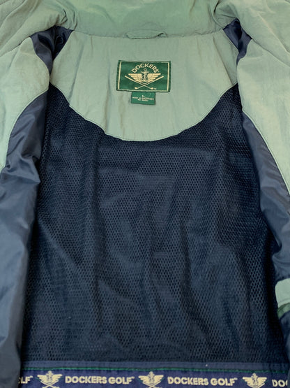 【中古品】【メンズ】 DOCKERS ドッカーズ 90S NYLON JACKET 90年代 ナイロン ジャケット アウター 146-260804-hu-33-min サイズ：L カラー：ネイビー 万代Net店
