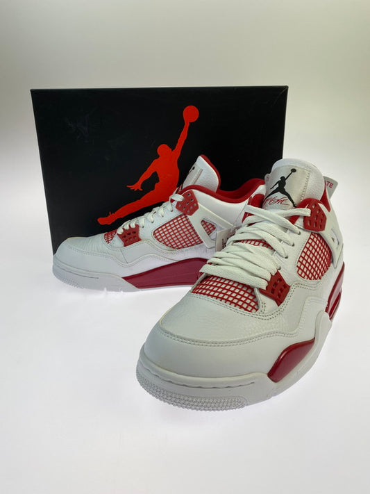 【未使用品】【メンズ】 NIKE ナイキ AIR JORDAN 4 RETRO ALTERNATE 89 308497-106 エアジョーダン4 レトロ オルタネイト89 160-260222-SH-24-min カラー：WHITE/BLACK-GYM RED 万代Net店