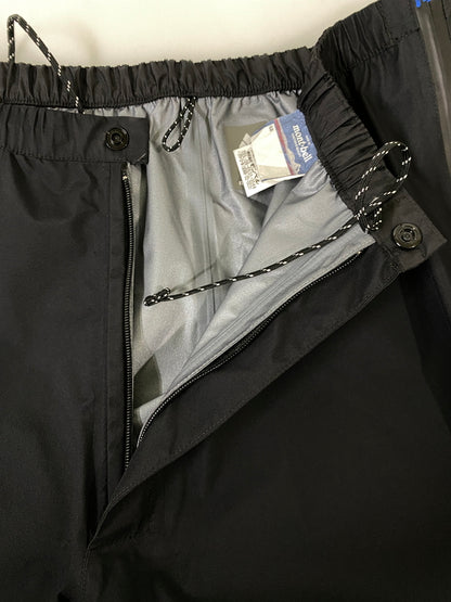 【中古品】【メンズ】 MONT‐BELL モンベル GORE-TEX NYLON RAIN PANTS BLACK ゴアテックス ナイロン レインパンツ ブラック 1128726 メンズ ボトムス 155-260702-hu-39-min サイズ：Ｌ-Ｓ カラー：ブラック 万代Net店