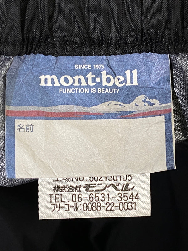 【中古品】【メンズ】 MONT‐BELL モンベル GORE-TEX NYLON RAIN PANTS BLACK ゴアテックス ナイロン レインパンツ ブラック 1128726 メンズ ボトムス 155-260702-hu-39-min サイズ：Ｌ-Ｓ カラー：ブラック 万代Net店