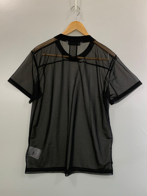 【中古品】【メンズ】 JOHN LAWRENCE SULLIVAN ジョン ローレンス サリバン SEE-THROUGH PRINT TEE シースルー プリント ティー 5B005-0321-31 メンズ トップス 半袖 140-260703-hu-38-min サイズ：M カラー：ブラック 万代Net店