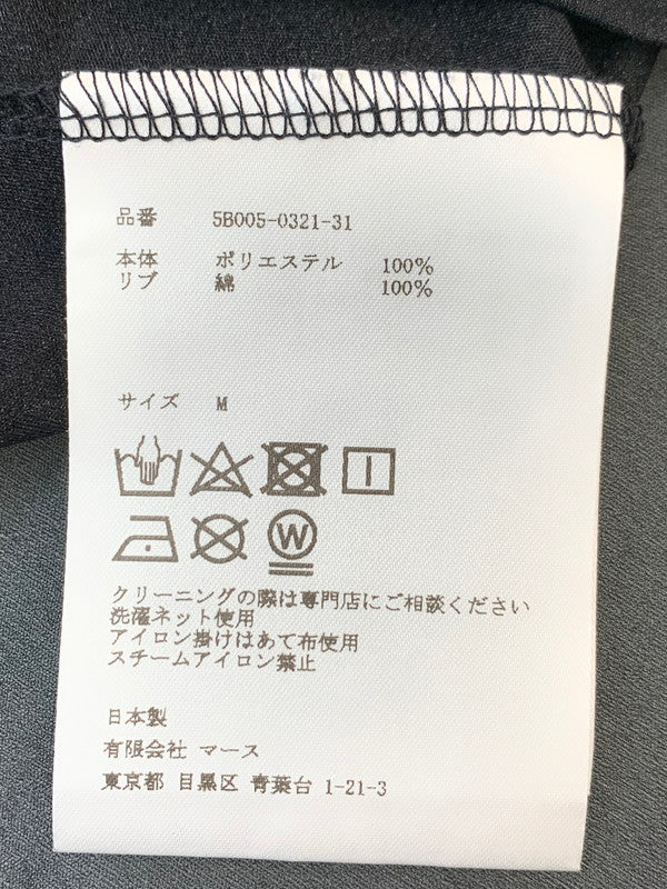【中古品】【メンズ】 JOHN LAWRENCE SULLIVAN ジョン ローレンス サリバン SEE-THROUGH PRINT TEE シースルー プリント ティー 5B005-0321-31 メンズ トップス 半袖 140-260703-hu-38-min サイズ：M カラー：ブラック 万代Net店