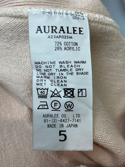 【中古品】【メンズ】 AURALEE オーラリー SUPER MILLED SWEAT A23AP025M スーパー ミルド スウェット トップス 140-260222-SH-03-min サイズ：5 万代Net店