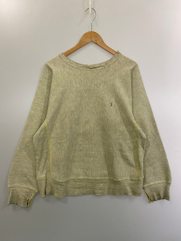 【現状渡し品】【メンズ】 Champion チャンピオン 80’s REVERSE WEAVE SWEATSHIRT 銀目 リバースウィーブ スウェットシャツ ヴィンテージ トレーナー トップス 146-260222-SH-12-min サイズ：L 万代Net店