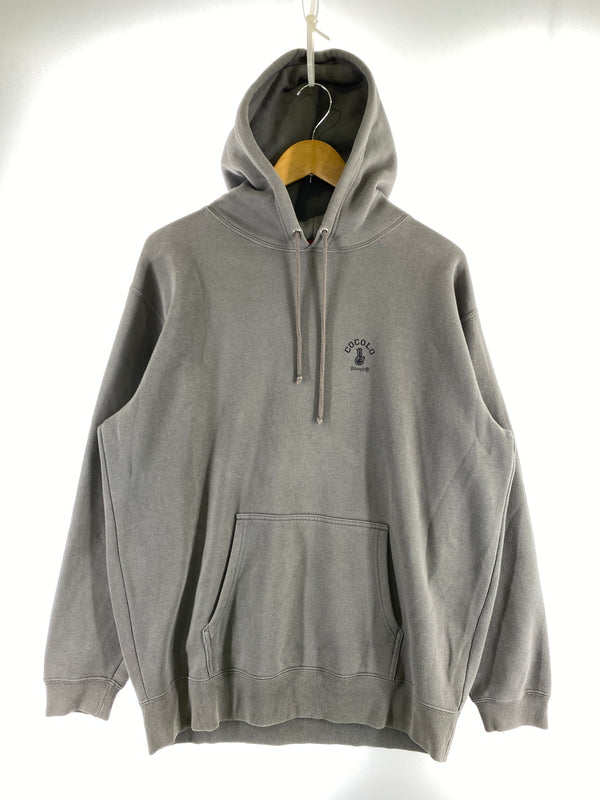 【現状渡し品】【メンズ】 COCOLO BLAND ココロブランド LOGO HOODIE プルオーバーパーカー 142-260711-AS-45-min サイズ：XL カラー：グレー 万代Net店