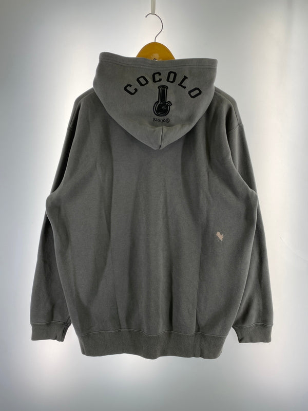 【現状渡し品】【メンズ】 COCOLO BLAND ココロブランド LOGO HOODIE プルオーバーパーカー 142-260711-AS-45-min サイズ：XL カラー：グレー 万代Net店