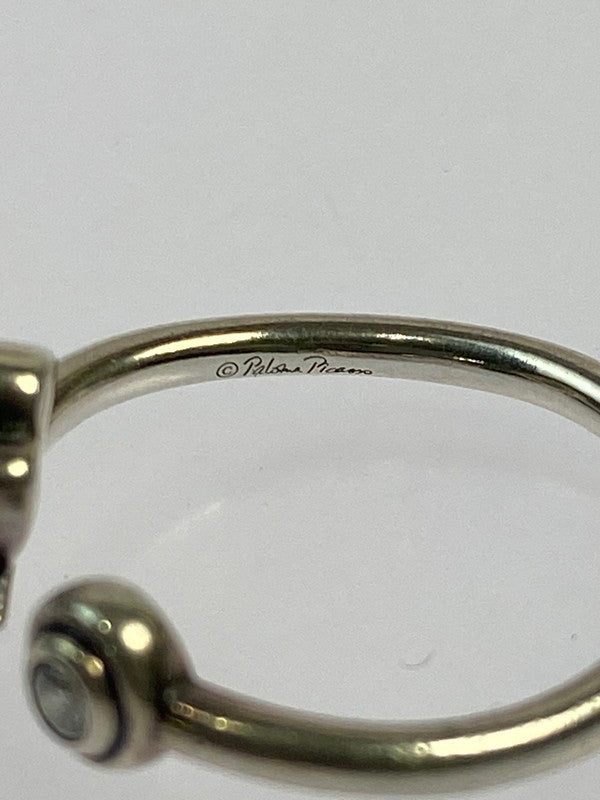 【現状渡し品】【レディース】 ダイヤ1P ラビングハート ワイヤー リング 182-260307-SH-17-min 8号 万代Net店