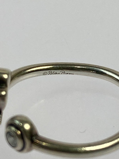 【現状渡し品】【レディース】 ダイヤ1P ラビングハート ワイヤー リング 182-260307-SH-17-min 8号 万代Net店