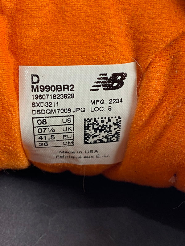 【中古品】【メンズ】 NEW BALANCE ニューバランス M990BR2 靴 シューズ スニーカー 162-260223-AS-2-min サイズ：26cm カラー：ブラウン/パープル/オレンジ 万代Net店