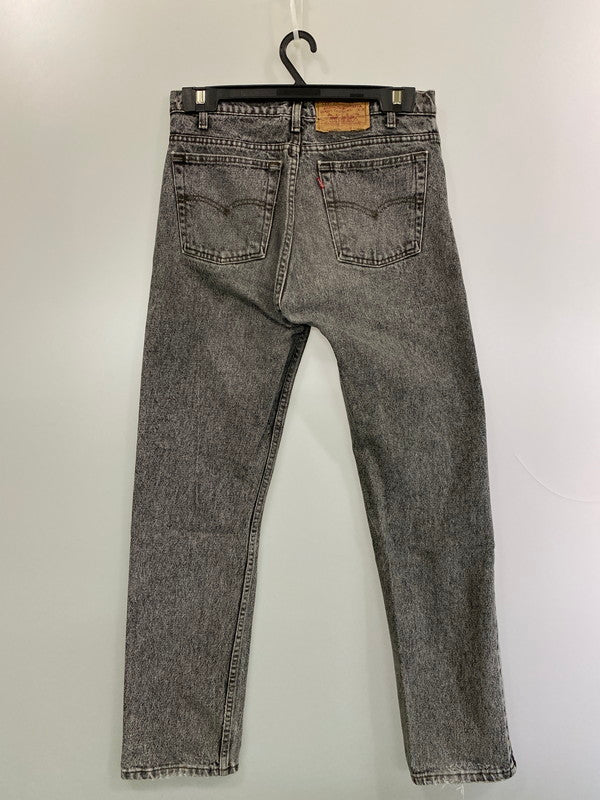 【中古品】【メンズ】 Levi's リーバイス 505-4861 90S CHEMICAL ACID BLACK DENIM PANT デニムパンツ ボトムス 157-260225-AS-25-min サイズ：W31L32 カラー：ブラック 万代Net店