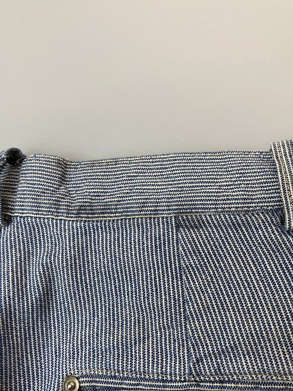 【中古品】【メンズ】 RRL ダブルアールエル HICKORY STRIPE PANTS ヒッコリーストライプパンツ ボトムス 156-260225-AS-23-min サイズ：28/32 カラー：ネイビー/ホワイト 万代Net店