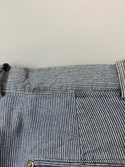 【中古品】【メンズ】 RRL ダブルアールエル HICKORY STRIPE PANTS ヒッコリーストライプパンツ ボトムス 156-260225-AS-23-min サイズ：28/32 カラー：ネイビー/ホワイト 万代Net店