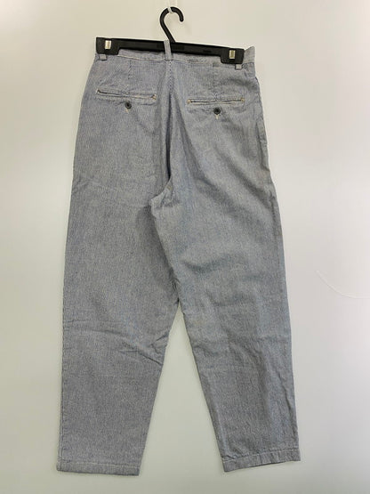 【中古品】【メンズ】 RRL ダブルアールエル HICKORY STRIPE PANTS ヒッコリーストライプパンツ ボトムス 156-260225-AS-23-min サイズ：28/32 カラー：ネイビー/ホワイト 万代Net店