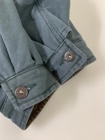 【中古品】【メンズ】 NAUTICA ノーティカ 253-1543 中綿クラッシュド ダックブルゾン アウター 147-260225-AS-2-min サイズ：M カラー：ブルーグレー/ブラウン 万代Net店