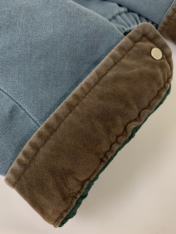 【中古品】【メンズ】 NAUTICA ノーティカ 253-1543 中綿クラッシュド ダックブルゾン アウター 147-260225-AS-2-min サイズ：M カラー：ブルーグレー/ブラウン 万代Net店