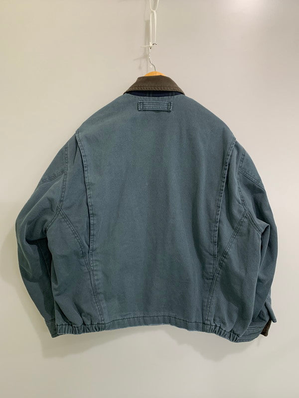 【中古品】【メンズ】 NAUTICA ノーティカ 253-1543 中綿クラッシュド ダックブルゾン アウター 147-260225-AS-2-min サイズ：M カラー：ブルーグレー/ブラウン 万代Net店