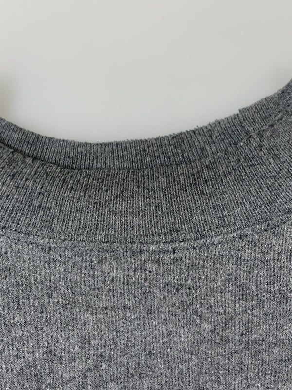【中古品】【メンズ】 HANES ヘインズ 90S 赤タグ USA製 SWEAT SHIRT スウェット トレーナー 146-260714-ta-37-min サイズ：L カラー：グレー 万代Net店