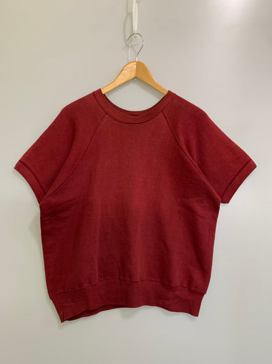 【中古品】【メンズ】 B.V.D ビーブイディー 50S 60S SS SWEAT SHIRT スウェットシャツ ヴィンテージ 146-260225-AS-18-min サイズ：L カラー：レッド 万代Net店