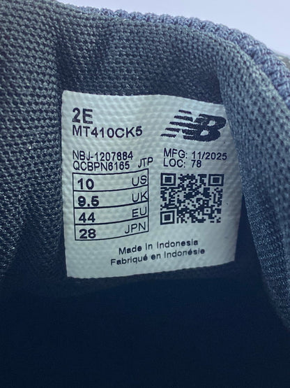 【未使用品】【メンズ】 NEW BALANCE ニューバランス MT410CK5 ローカットスニーカー 靴 シューズ 162-260225-AS-52-min サイズ：28cm カラー：ブラック/ネイビー 万代Net店