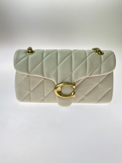 【中古品】【レディース】 COACH コーチ タビー 26 ショルダーバッグ レディース カバン キルティング 180-260220-em-41-min カラー：アイボリー 万代Net店