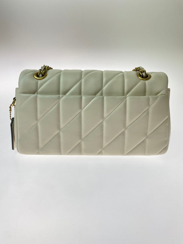 【中古品】【レディース】 COACH コーチ タビー 26 ショルダーバッグ レディース カバン キルティング 180-260220-em-41-min カラー：アイボリー 万代Net店