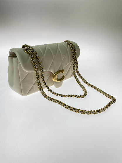 【中古品】【レディース】 COACH コーチ タビー 26 ショルダーバッグ レディース カバン キルティング 180-260220-em-41-min カラー：アイボリー 万代Net店