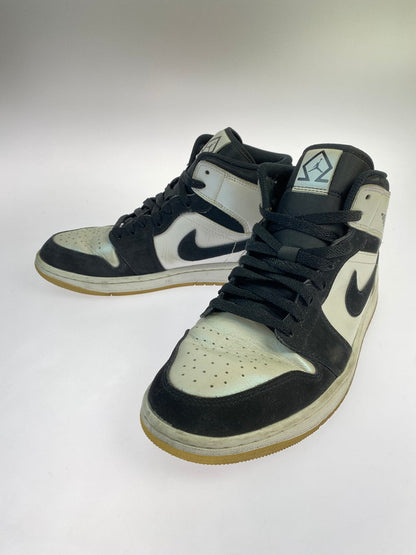 【中古品】【メンズ】 NIKE ナイキ DH6933-100 AIR JORDAN 1 MID 靴 シューズ スニーカー 160-260301-AS-7-min サイズ：27cm カラー：ブラック/ホワイト 万代Net店