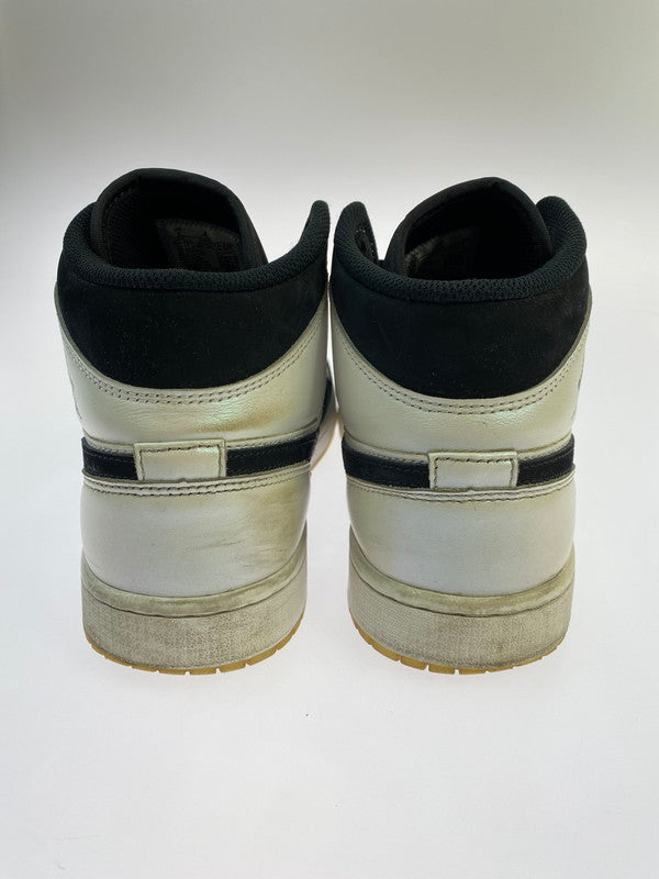 【中古品】【メンズ】 NIKE ナイキ DH6933-100 AIR JORDAN 1 MID 靴 シューズ スニーカー 160-260301-AS-7-min サイズ：27cm カラー：ブラック/ホワイト 万代Net店