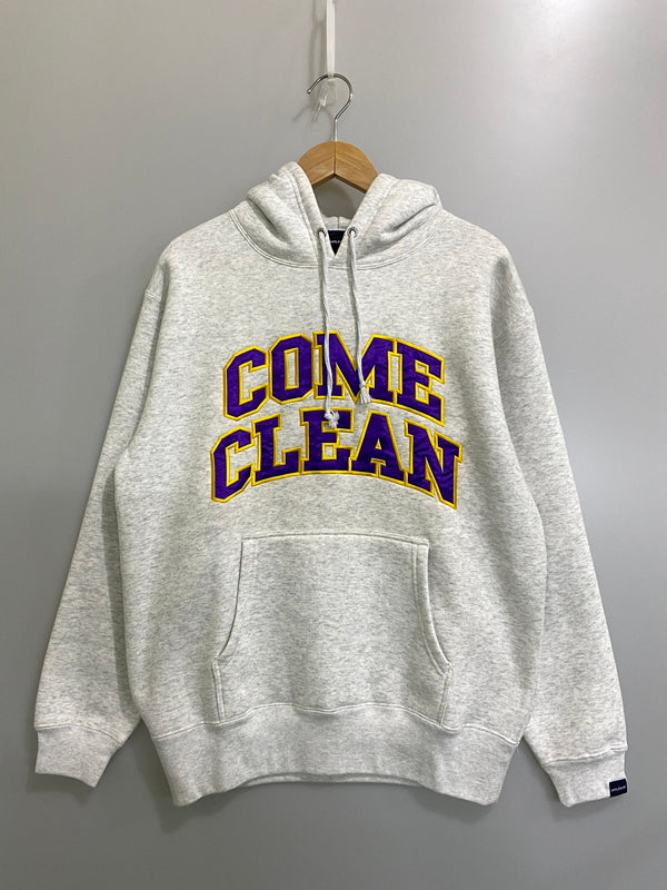 【中古品】【メンズ】 APPLEBUM アップルバム COME CLEAN SWEAT PARKA カムクリーン スウェット パーカー 2320404 メンズ パーカー フーディ 142-260630-hu-14-min サイズ：L カラー：ライトグレー 万代Net店