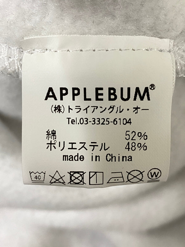 【中古品】【メンズ】 APPLEBUM アップルバム COME CLEAN SWEAT PARKA カムクリーン スウェット パーカー 2320404 メンズ パーカー フーディ 142-260630-hu-14-min サイズ：L カラー：ライトグレー 万代Net店