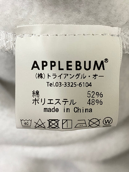 【中古品】【メンズ】 APPLEBUM アップルバム COME CLEAN SWEAT PARKA カムクリーン スウェット パーカー 2320404 メンズ パーカー フーディ 142-260630-hu-14-min サイズ：L カラー：ライトグレー 万代Net店