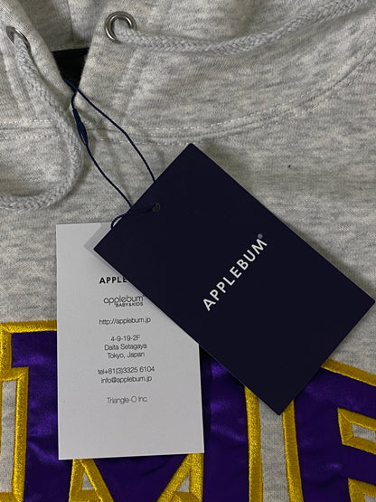【中古品】【メンズ】 APPLEBUM アップルバム COME CLEAN SWEAT PARKA カムクリーン スウェット パーカー 2320404 メンズ パーカー フーディ 142-260630-hu-14-min サイズ：L カラー：ライトグレー 万代Net店