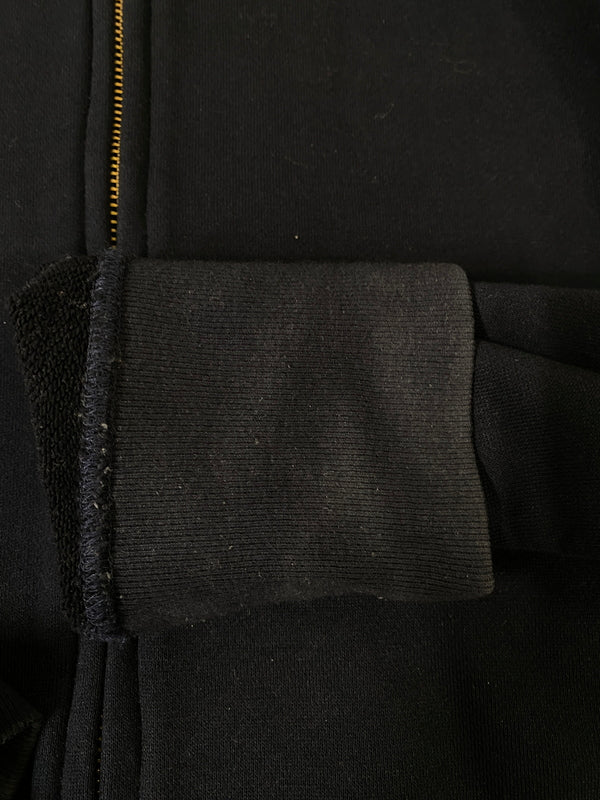 【中古品】【メンズ】 FACTELIER ファクトリエ ZIP UP HOODIE ジップアップフーディー パーカー トップス 140-260709-yn-07-min サイズ：L カラー：ブラック 万代Net店